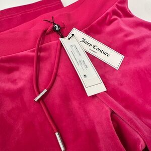 Juicy Couture Fuchsia Velour Trousers